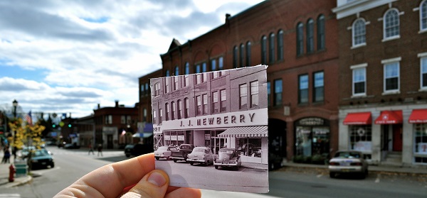 Downtown Farmington, then and now 