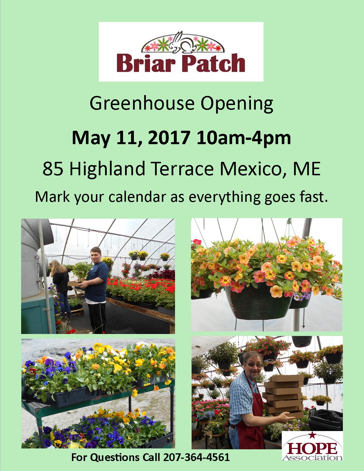 Briar Patch Greenhouse Opening by Hope Association